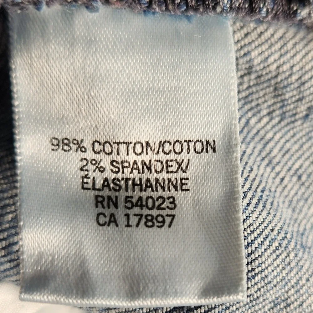 Banana Republic Bootcut Jeans‎ Men 10R Good Frayed Hem Stretch Denim FRAYED HEEL